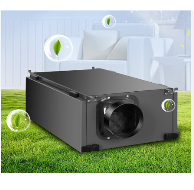 APSD-2600E 單向流中央新風吊頂除濕機-別墅吊頂除濕機-地下室防潮抽濕機-艾普生新風吊頂除濕機